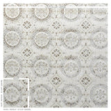 Schumacher Suzani Strie Velvet Pearl Fabric