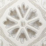 Schumacher Suzani Strie Velvet Pearl Fabric