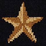 Schumacher Star Pingl Black Fabric