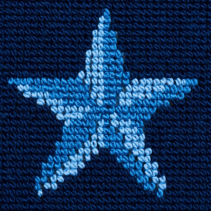 Schumacher Star Épinglé Blue Fabric – DecoratorsBest