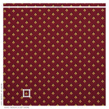 Schumacher Bee Pingl Red Fabric
