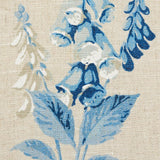 Schumacher Floreana Blue Fabric