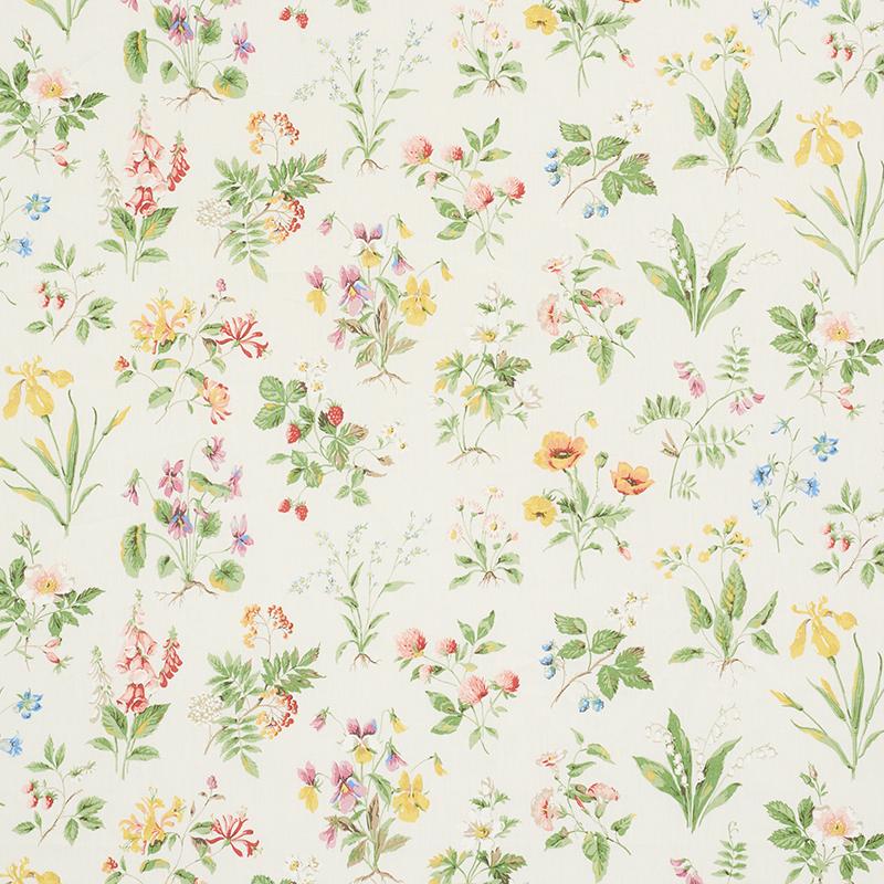 Schumacher Floreana Berry Fabric