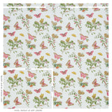 Schumacher Baudin Butterfly Chintz Blush Fabric