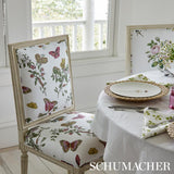 Schumacher Baudin Butterfly Chintz Blush Fabric