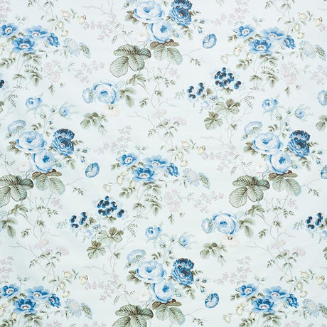 Schumacher Salisbury Chintz Celadon Fabric