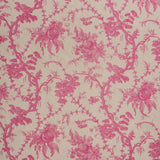 Schumacher San Cristobal Toile Magenta Fabric