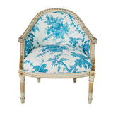 Schumacher San Cristobal Toile Peacock Fabric