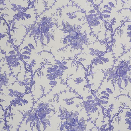 Schumacher San Cristobal Toile Purple Fabric