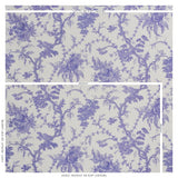Schumacher San Cristobal Toile Purple Fabric