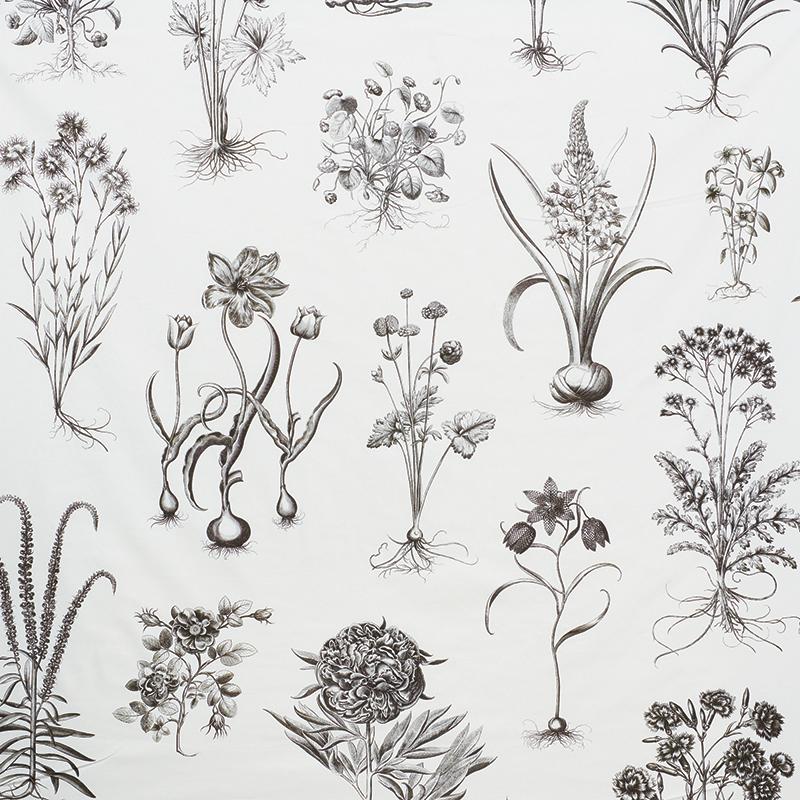Schumacher Cabot Botanical Large Ivory Fabric
