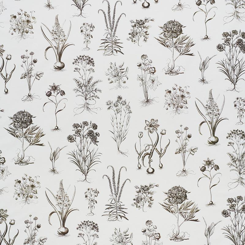 Schumacher Cabot Botanical Ivory Fabric