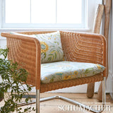 Schumacher Roca Redonda Grey & Ochre Fabric