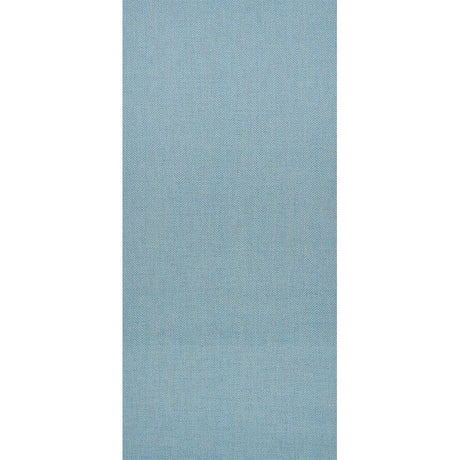 Schumacher Herringbone Paperweave Sky Wallpaper