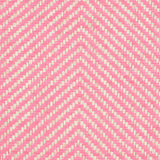Schumacher Herringbone Paperweave Pink Wallpaper
