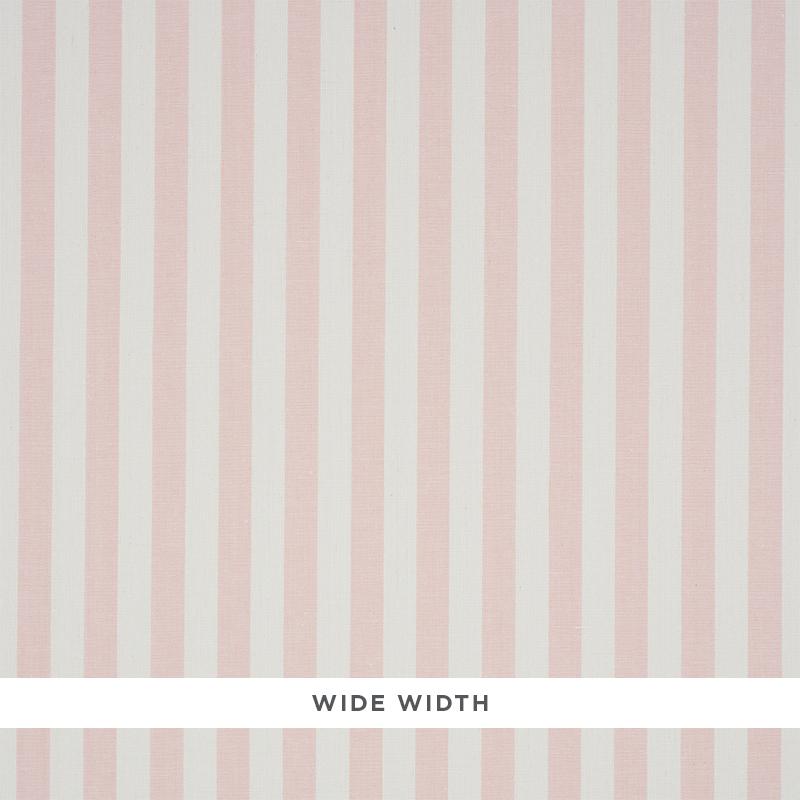 Schumacher Linen Stripe Blush Wallpaper