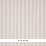 Schumacher Linen Stripe Blush Wallpaper