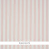 Schumacher Linen Stripe Blush Wallpaper