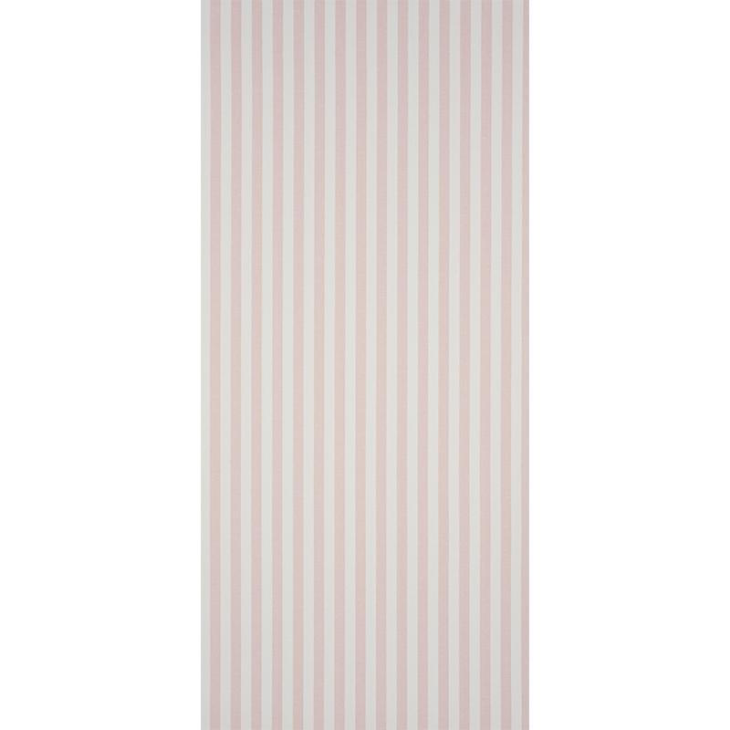Schumacher Linen Stripe Blush Wallpaper