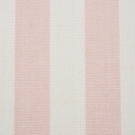 Schumacher Linen Stripe Blush Wallpaper