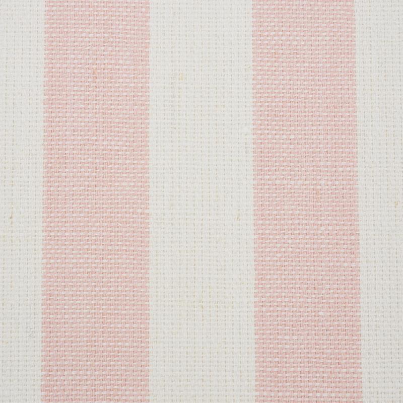 Schumacher Linen Stripe Blush Wallpaper