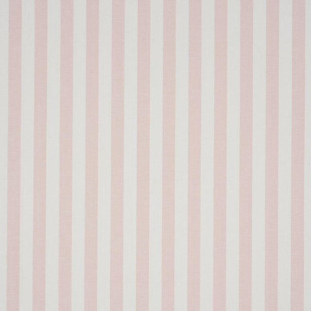 Schumacher Linen Stripe Blush Wallpaper