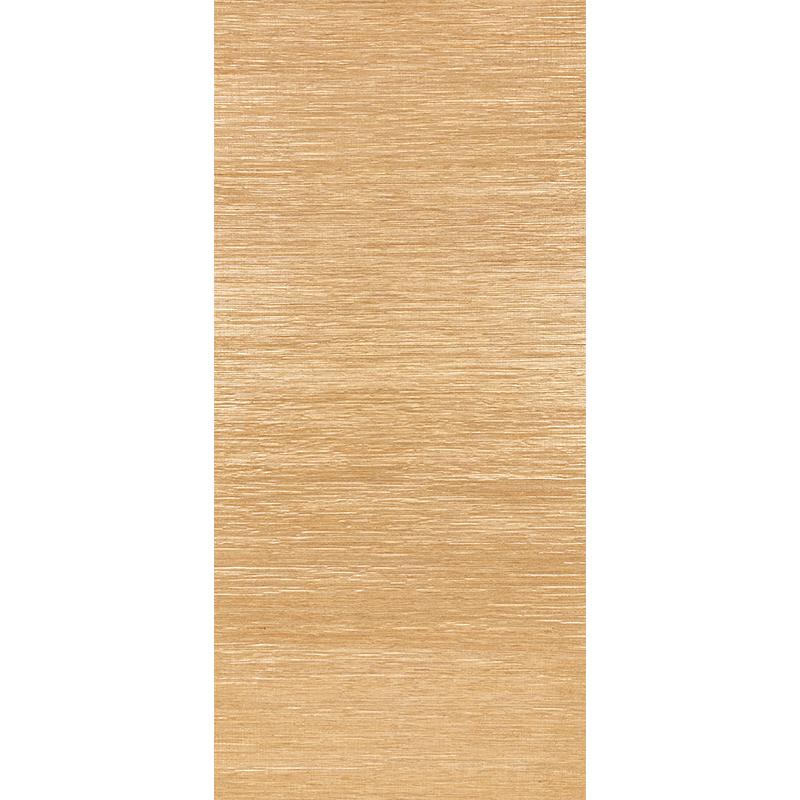 Schumacher Metallized Flax Brass Wallpaper