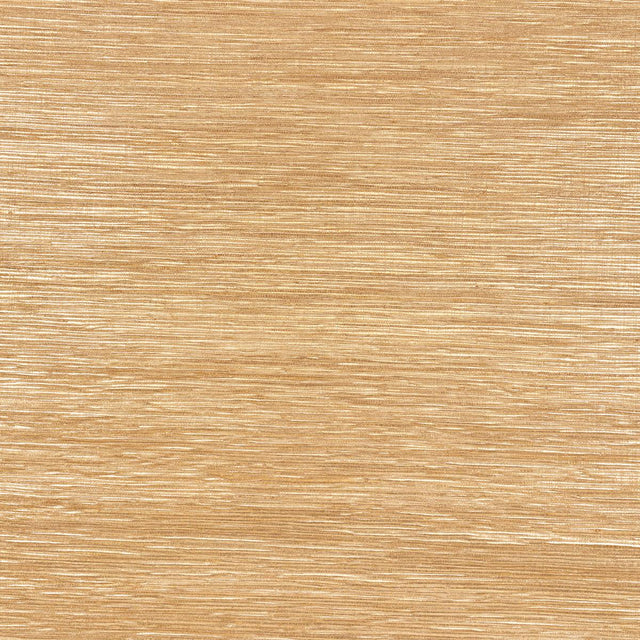 Schumacher Metallized Flax Brass Wallpaper