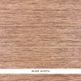 Schumacher Metallized Flax Aubergine Wallpaper