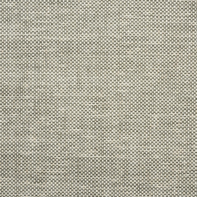 Schumacher Tonal Paperweave Charcoal Wallpaper