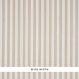Schumacher Linen Stripe Sand Wallpaper
