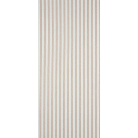 Schumacher Linen Stripe Sand Wallpaper