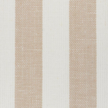 Schumacher Linen Stripe Sand Wallpaper