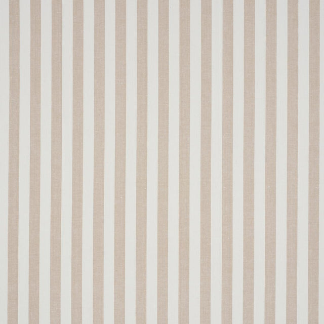 Schumacher Linen Stripe Sand Wallpaper