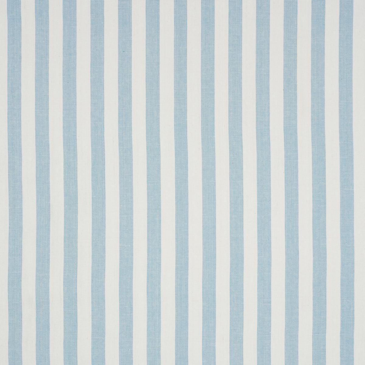Schumacher Linen Stripe Sky Wallpaper