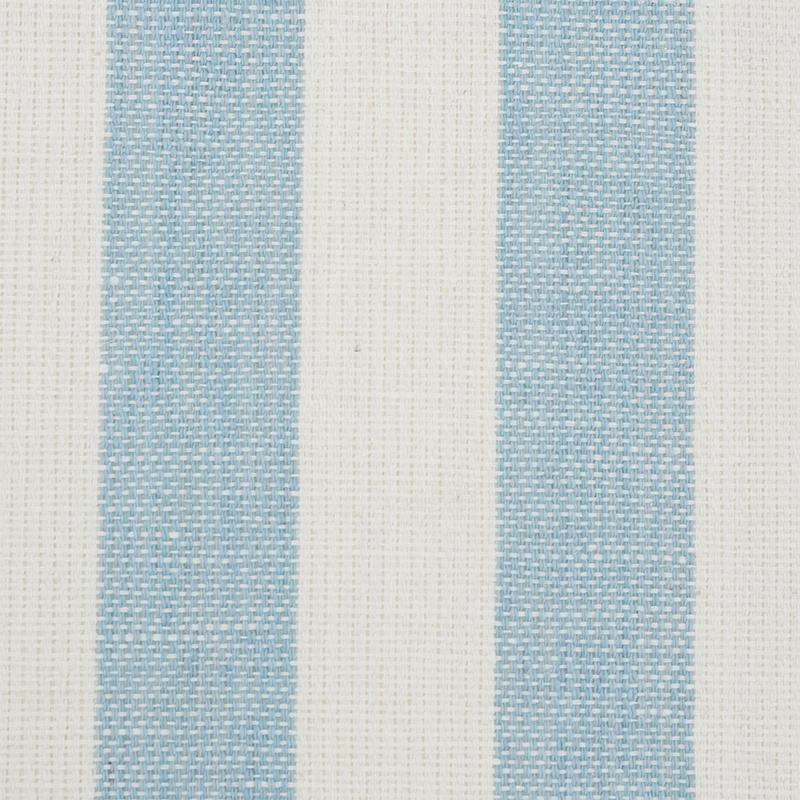 Schumacher Linen Stripe Sky Wallpaper