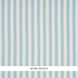 Schumacher Linen Stripe Sky Wallpaper