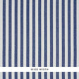 Schumacher Linen Stripe Indigo Wallpaper
