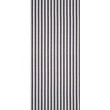Schumacher Linen Stripe Black Wallpaper