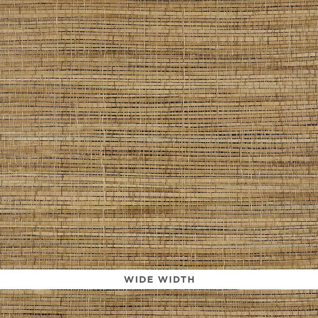 Schumacher Palm Weave Natural Wallpaper