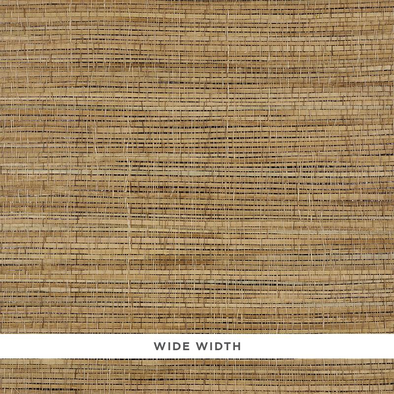 Schumacher Palm Weave Natural Wallpaper