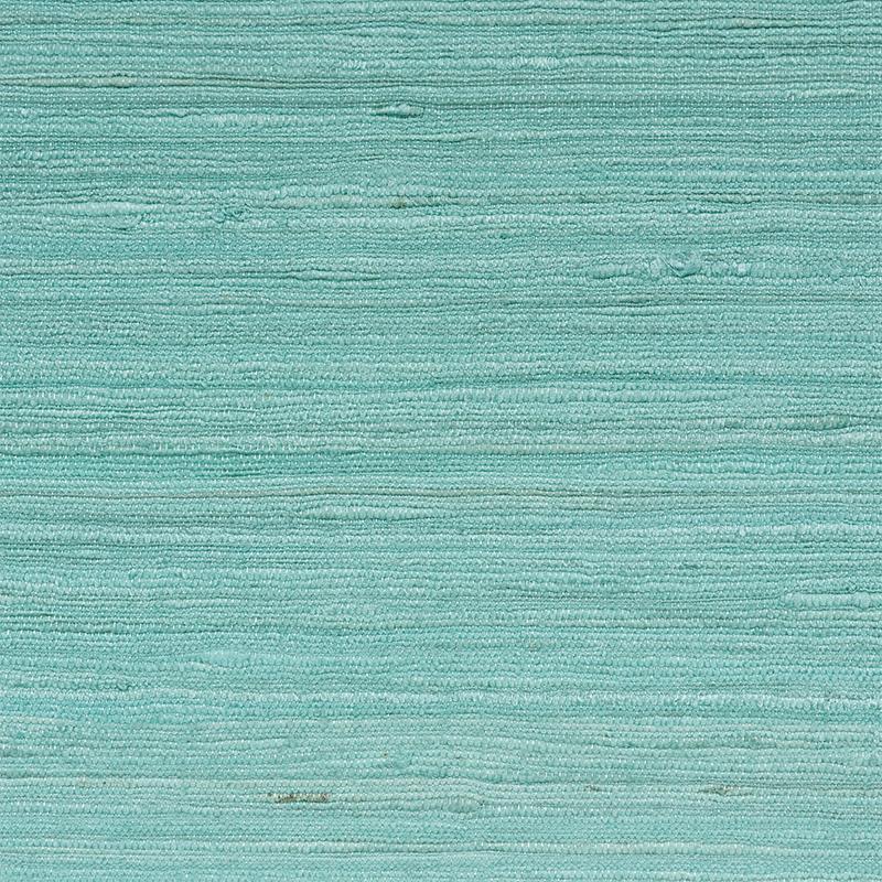 Schumacher Silk Strie Aqua Wallpaper