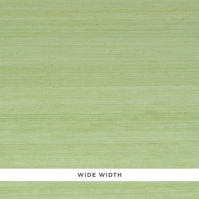 Schumacher Silk Strie Leaf Wallpaper