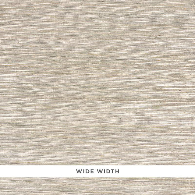 Schumacher Metallized Flax Sage Wallpaper