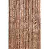 Schumacher Braided Bacbac Shimmer Copper Wallpaper