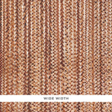 Schumacher Braided Bacbac Shimmer Copper Wallpaper