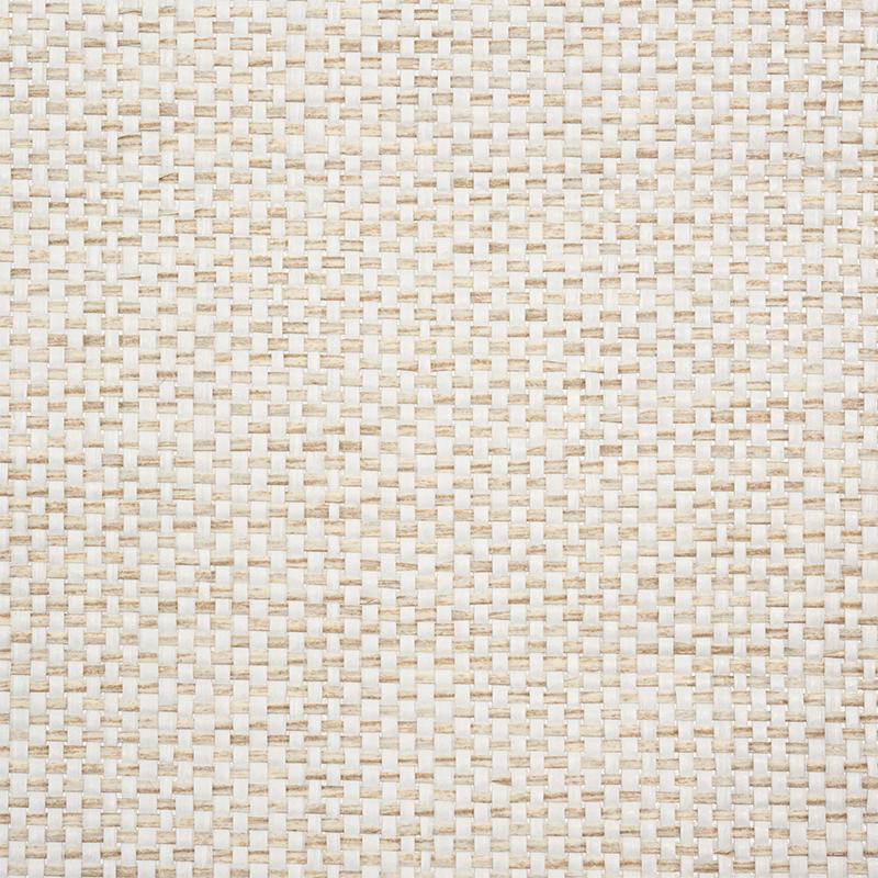 Schumacher Tonal Paperweave Ivory Wallpaper – DecoratorsBest