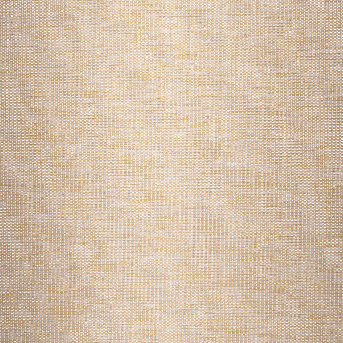 Schumacher Metal Paperweave Sand Wallpaper