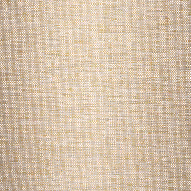 Schumacher Metal Paperweave Sand Wallpaper