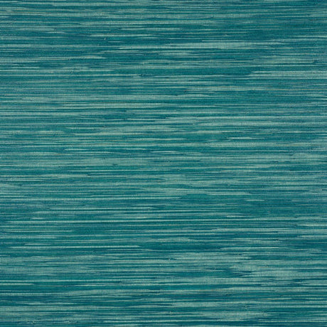 Schumacher Dyed Raffia Peacock Wallpaper